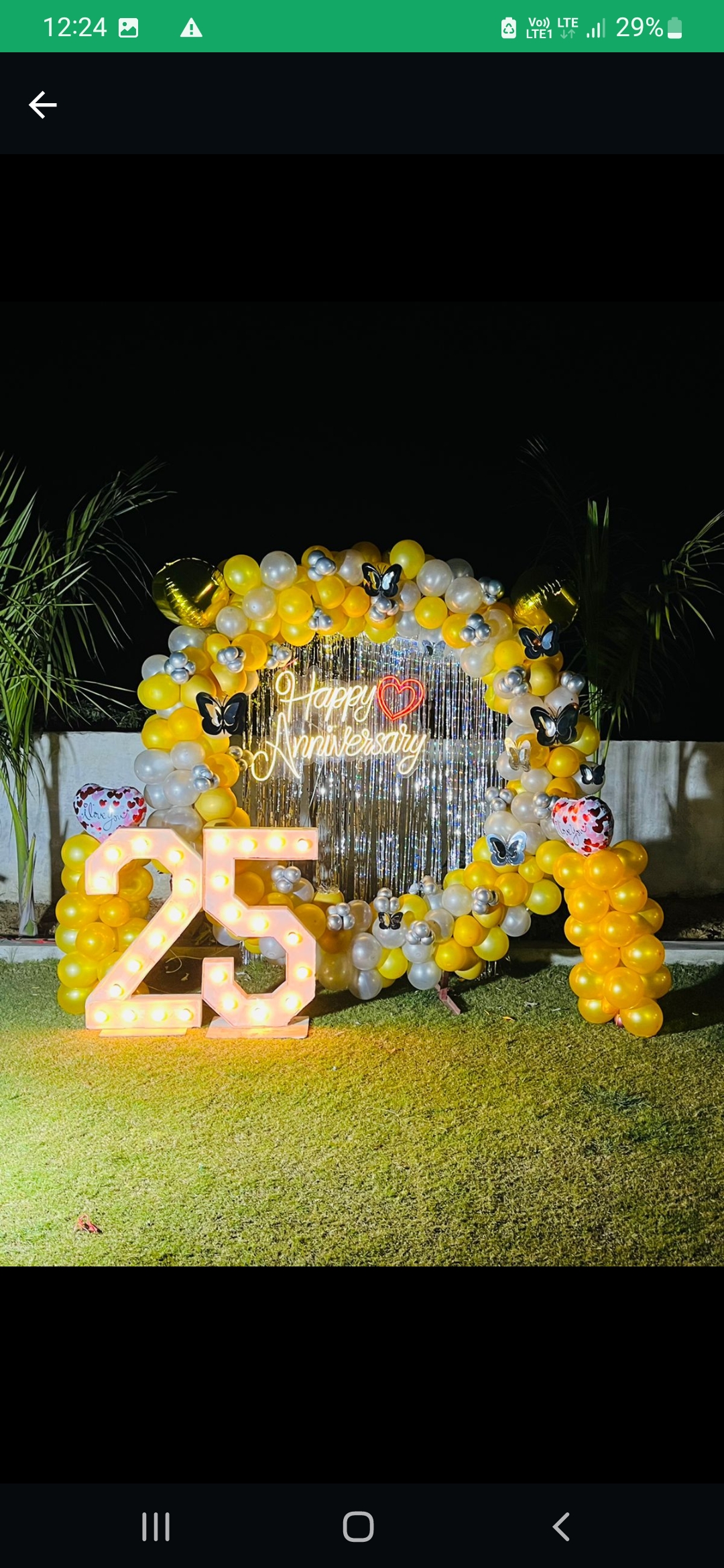 25th Annversary Decoration In Jaipur 